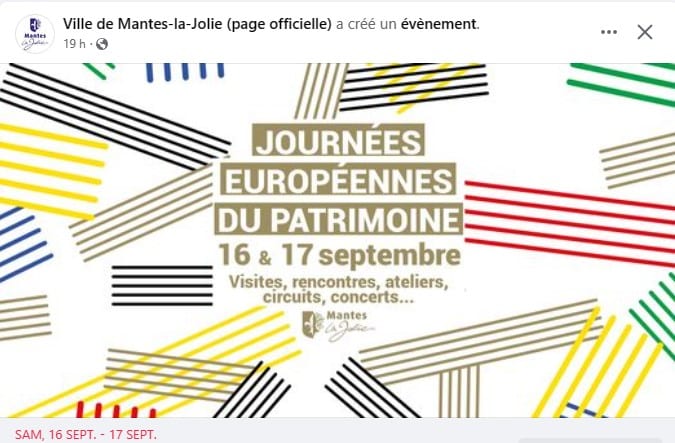 Journées Européennes du Patrimoine à Mantes-La-Jolie 